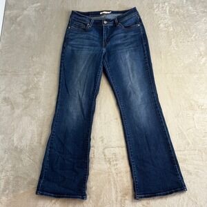 Levi's 529 Curvy Bootcut Jeans Women's Size 10 Dark Wash Blue Denim Stretch